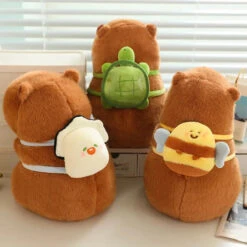 Kawaii Capybara With Backpack Plush Collection