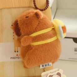 Kawaii Capybara With Backpack Plush Collection -Kawaii Store kawaiies plushies plush softtoy kawaii capybara with backpack plush collection soft toy 961685