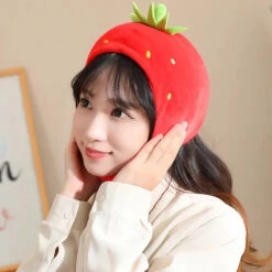 Kawaii Capybara With Strawberry Hat Plushie 25 Kawaii Capybara With Strawberry Hat Plushie -Kawaii Store kawaiies plushies plush softtoy kawaii capybara with strawberry hat plushie soft toy 134397