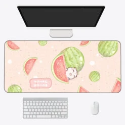 Accessories Kawaii Cartoon Exotic Fruits Large Mouse Pad -Kawaii Store kawaiies plushies plush softtoy kawaii cartoon exotic fruits large mouse pad new accessories watermelon 2 90 x 40cm 998211