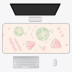 Accessories Kawaii Cartoon Exotic Fruits Large Mouse Pad -Kawaii Store kawaiies plushies plush softtoy kawaii cartoon exotic fruits large mouse pad new accessories watermelon 60 x 30cm 998369