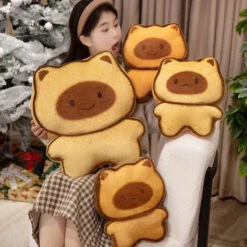 Kawaii Cat Bread Biscuit Cookie Plushies -Kawaii Store kawaiies plushies plush softtoy kawaii cat bread biscuit cookie plushies soft toy 248533