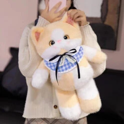 Kawaii Cat Plush Family With Collar -Kawaii Store kawaiies plushies plush softtoy kawaii cat plush family with collar soft toy 687454