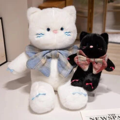 Kawaii Cat Teddy Bear Bowtie Plushies -Kawaii Store kawaiies plushies plush softtoy kawaii cat teddy bear bowtie plushies soft toy 505118