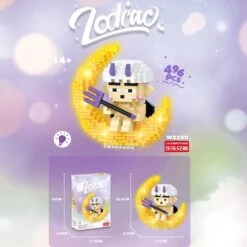 Kawaii Chibi Moon Zodiac Star Constellations Nano Building Blocks -Kawaii Store kawaiies plushies plush softtoy kawaii chibi moon zodiac star constellations nano building blocks new build it demon 130743