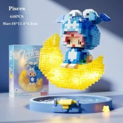 Kawaii Chibi Moon Zodiac Star Constellations Nano Building Blocks -Kawaii Store kawaiies plushies plush softtoy kawaii chibi moon zodiac star constellations nano building blocks new build it pisces 188629