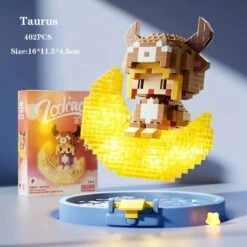 Kawaii Chibi Moon Zodiac Star Constellations Nano Building Blocks -Kawaii Store kawaiies plushies plush softtoy kawaii chibi moon zodiac star constellations nano building blocks new build it taurus 700678