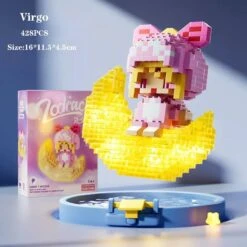 Kawaii Chibi Moon Zodiac Star Constellations Nano Building Blocks -Kawaii Store kawaiies plushies plush softtoy kawaii chibi moon zodiac star constellations nano building blocks new build it virgo 663257
