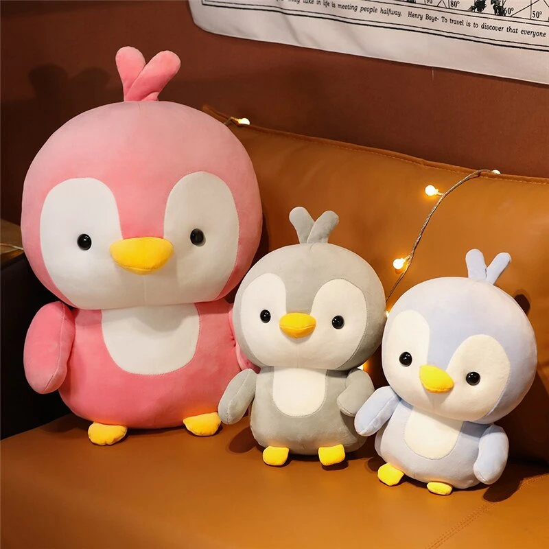 Kawaii Chibi Penguin Trio Plushies 3 Kawaii Chibi Penguin Trio Plushies
