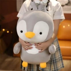 Kawaii Chibi Penguin Trio Plushies 13 Kawaii Chibi Penguin Trio Plushies -Kawaii Store kawaiies plushies plush softtoy kawaii chibi penguin trio plushies soft toy gray 35cm 117096