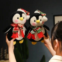 Kawaii Christmas Penguin Plushie -Kawaii Store kawaiies plushies plush softtoy kawaii christmas penguin plushie soft toy 156167