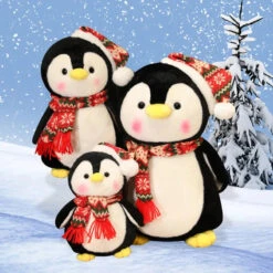 Kawaii Christmas Penguin Plushie -Kawaii Store kawaiies plushies plush softtoy kawaii christmas penguin plushie soft toy 193196