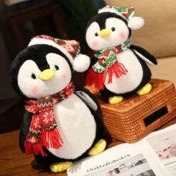 Kawaii Christmas Penguin Plushie -Kawaii Store kawaiies plushies plush softtoy kawaii christmas penguin plushie soft toy 243066