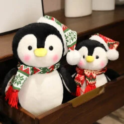 Kawaii Christmas Penguin Plushie -Kawaii Store kawaiies plushies plush softtoy kawaii christmas penguin plushie soft toy 728657