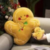 Kawaii Christmas Snow Man Gingerbread Man Plushies