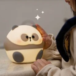 Kawaii Chunky Panda LED Night Lights -Kawaii Store kawaiies plushies plush softtoy kawaii chunky panda led night lights new home decor 152436