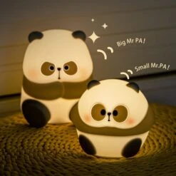 Kawaii Chunky Panda LED Night Lights