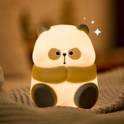 Kawaii Chunky Panda LED Night Lights -Kawaii Store kawaiies plushies plush softtoy kawaii chunky panda led night lights new home decor grumpy 607791