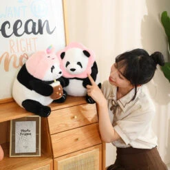 Kawaii Chunky Panda Plushie Crew -Kawaii Store kawaiies plushies plush softtoy kawaii chunky panda plushie crew soft toy 445612