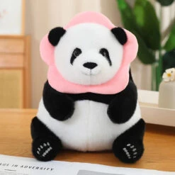 Kawaii Chunky Panda Plushie Crew -Kawaii Store kawaiies plushies plush softtoy kawaii chunky panda plushie crew soft toy flower 30cm 901443