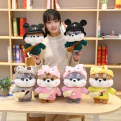 Kawaii Dress Up Shiba Family Plushie Collection