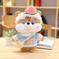 Kawaii Dress Up Shiba Family Plushie Collection -Kawaii Store kawaiies plushies plush softtoy kawaii dress up shiba family plushie collection soft toy brown peach 777839