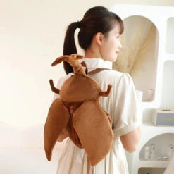 Kawaii Dung Beetles Plush Backpacks -Kawaii Store kawaiies plushies plush softtoy kawaii dung beetles plush backpacks soft toy 370828