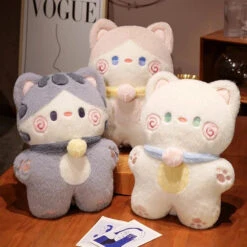 Kawaii Fluffy Cat Plushies 17 Kawaii Fluffy Cat Plushies -Kawaii Store kawaiies plushies plush softtoy kawaii fluffy cat plushies soft toy 176656