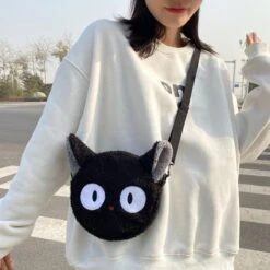 Apparel Kawaii Fluffy Cat Sheep Dog Shoulder Bag -Kawaii Store kawaiies plushies plush softtoy kawaii fluffy cat sheep dog shoulder bag bag 526108