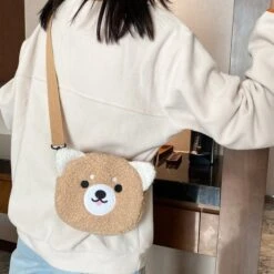 Apparel Kawaii Fluffy Cat Sheep Dog Shoulder Bag -Kawaii Store kawaiies plushies plush softtoy kawaii fluffy cat sheep dog shoulder bag bag 580228