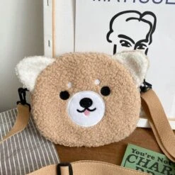 Apparel Kawaii Fluffy Cat Sheep Dog Shoulder Bag -Kawaii Store kawaiies plushies plush softtoy kawaii fluffy cat sheep dog shoulder bag bag dog 754844