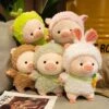 Kawaii Fluffy Cosplay Piggy Plushies -Kawaii Store kawaiies plushies plush softtoy kawaii fluffy cosplay piggy plushies new soft toy 892222