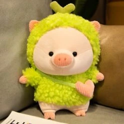 Kawaii Fluffy Cosplay Piggy Plushies -Kawaii Store kawaiies plushies plush softtoy kawaii fluffy cosplay piggy plushies new soft toy grass 28cm 708154