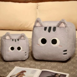Kawaii Fluffy Cube Cat Plushie Collection -Kawaii Store kawaiies plushies plush softtoy kawaii fluffy cube cat plushie collection soft toy 573783