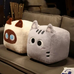 Kawaii Fluffy Cube Cat Plushie Collection -Kawaii Store kawaiies plushies plush softtoy kawaii fluffy cube cat plushie collection soft toy 872597