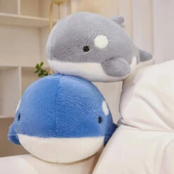 Kawaii Fluffy Gray Blue Killer Whale Plushies -Kawaii Store kawaiies plushies plush softtoy kawaii fluffy gray blue killer whale plushies soft toy 173314