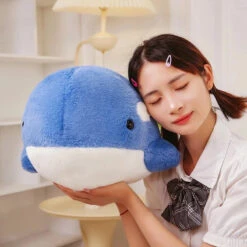 Kawaii Fluffy Gray Blue Killer Whale Plushies -Kawaii Store kawaiies plushies plush softtoy kawaii fluffy gray blue killer whale plushies soft toy 934508