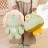 Kawaii Fluffy Mushroom Frog Family Plushies -Kawaii Store kawaiies plushies plush softtoy kawaii fluffy mushroom frog family plushies new soft toy 287420