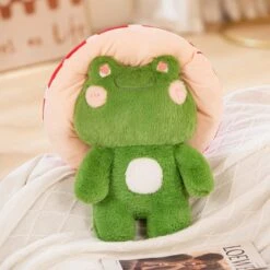 Kawaii Fluffy Mushroom Frog Family Plushies 21 Kawaii Fluffy Mushroom Frog Family Plushies -Kawaii Store kawaiies plushies plush softtoy kawaii fluffy mushroom frog family plushies new soft toy dark frog 399248
