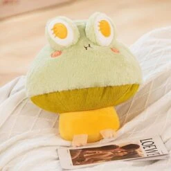 Kawaii Fluffy Mushroom Frog Family Plushies 23 Kawaii Fluffy Mushroom Frog Family Plushies -Kawaii Store kawaiies plushies plush softtoy kawaii fluffy mushroom frog family plushies new soft toy green mushroom 660071
