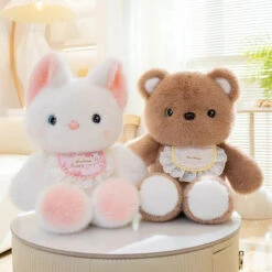 Kawaii Fluffy Sitting Animal Plushie Squad -Kawaii Store kawaiies plushies plush softtoy kawaii fluffy sitting animal plushie squad soft toy 279204