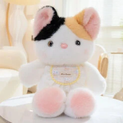 Kawaii Fluffy Sitting Animal Plushie Squad -Kawaii Store kawaiies plushies plush softtoy kawaii fluffy sitting animal plushie squad soft toy cat multi 233970
