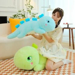 Kawaii Fluffy Stegosaurus Dinosaur Plushies -Kawaii Store kawaiies plushies plush softtoy kawaii fluffy stegosaurus dinosaur plushies soft toy 311814