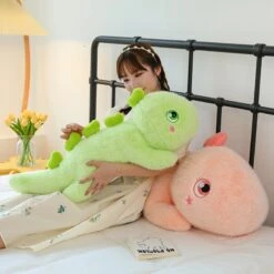 Kawaii Fluffy Stegosaurus Dinosaur Plushies -Kawaii Store kawaiies plushies plush softtoy kawaii fluffy stegosaurus dinosaur plushies soft toy 860734