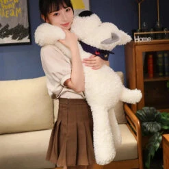 Kawaii Fluffy West Highland Dog Plushie -Kawaii Store kawaiies plushies plush softtoy kawaii fluffy west highland dog plushie soft toy 239398