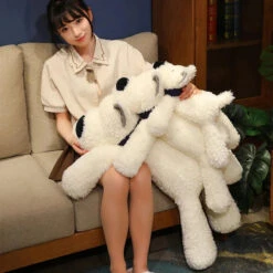 Kawaii Fluffy West Highland Dog Plushie -Kawaii Store kawaiies plushies plush softtoy kawaii fluffy west highland dog plushie soft toy 504370