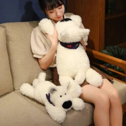 Kawaii Fluffy West Highland Dog Plushie -Kawaii Store kawaiies plushies plush softtoy kawaii fluffy west highland dog plushie soft toy 934363