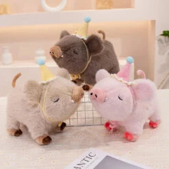 Kawaii Fluffy Wild Boar Plushie