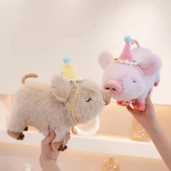Kawaii Fluffy Wild Boar Plushie -Kawaii Store kawaiies plushies plush softtoy kawaii fluffy wild boar plushie soft toy 835808