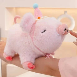 Kawaii Fluffy Wild Boar Plushie -Kawaii Store kawaiies plushies plush softtoy kawaii fluffy wild boar plushie soft toy 853707